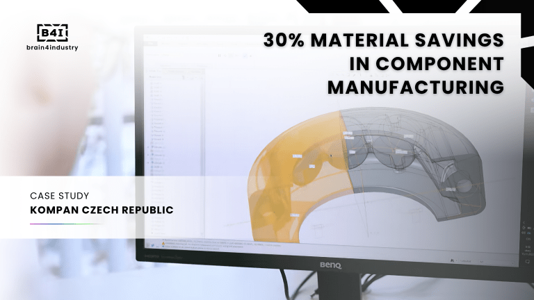 30% material savings on foundry produced components at Kompan