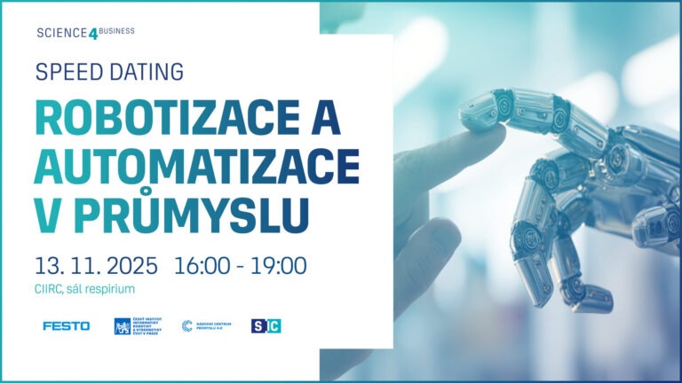 Speed Dating: Robotizace a&nbsp;automatizace v&nbsp;průmyslu