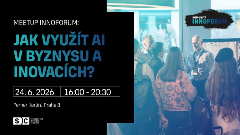 MEETUP INNOFORUM: Jak využít AI v&nbsp;byznysu a&nbsp;inovacích?