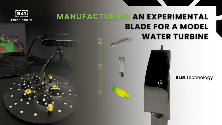 Manufacturing an Experimental Model Water Turbine Blade Using Metal 3D Printing