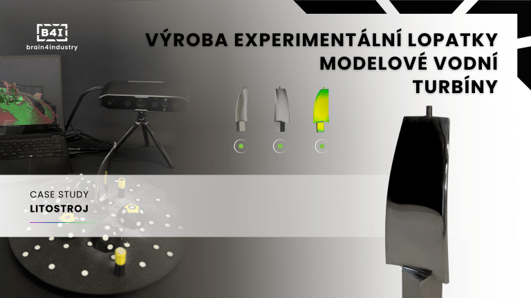 Výroba experimentální lopatky modelové vodní turbíny pomocí 3D tisku kovů