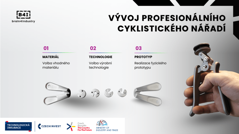 Výroba funkčních prototypů profesionálního nářadí pro cyklomechaniky